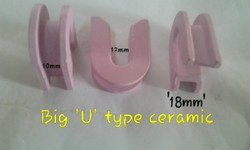 Big U Type Ceramic Eyelets Manufacturer Supplier Wholesale Exporter Importer Buyer Trader Retailer in Gurgaon Haryana India